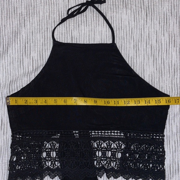 American Eagle Halter Open Back Tie Top - Picture 13 of 15